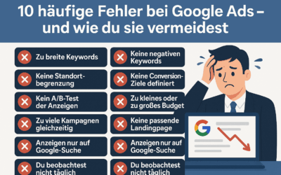 10 häufige Fehler bei Google Ads – und wie du sie vermeidest