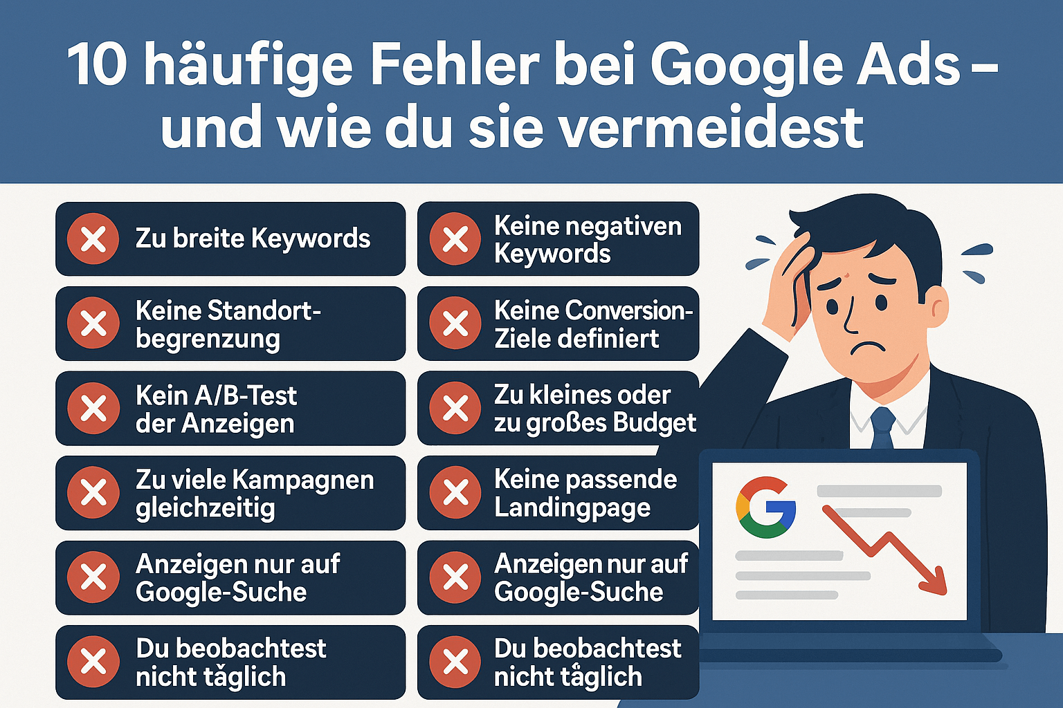 Google-Ads-Fehler