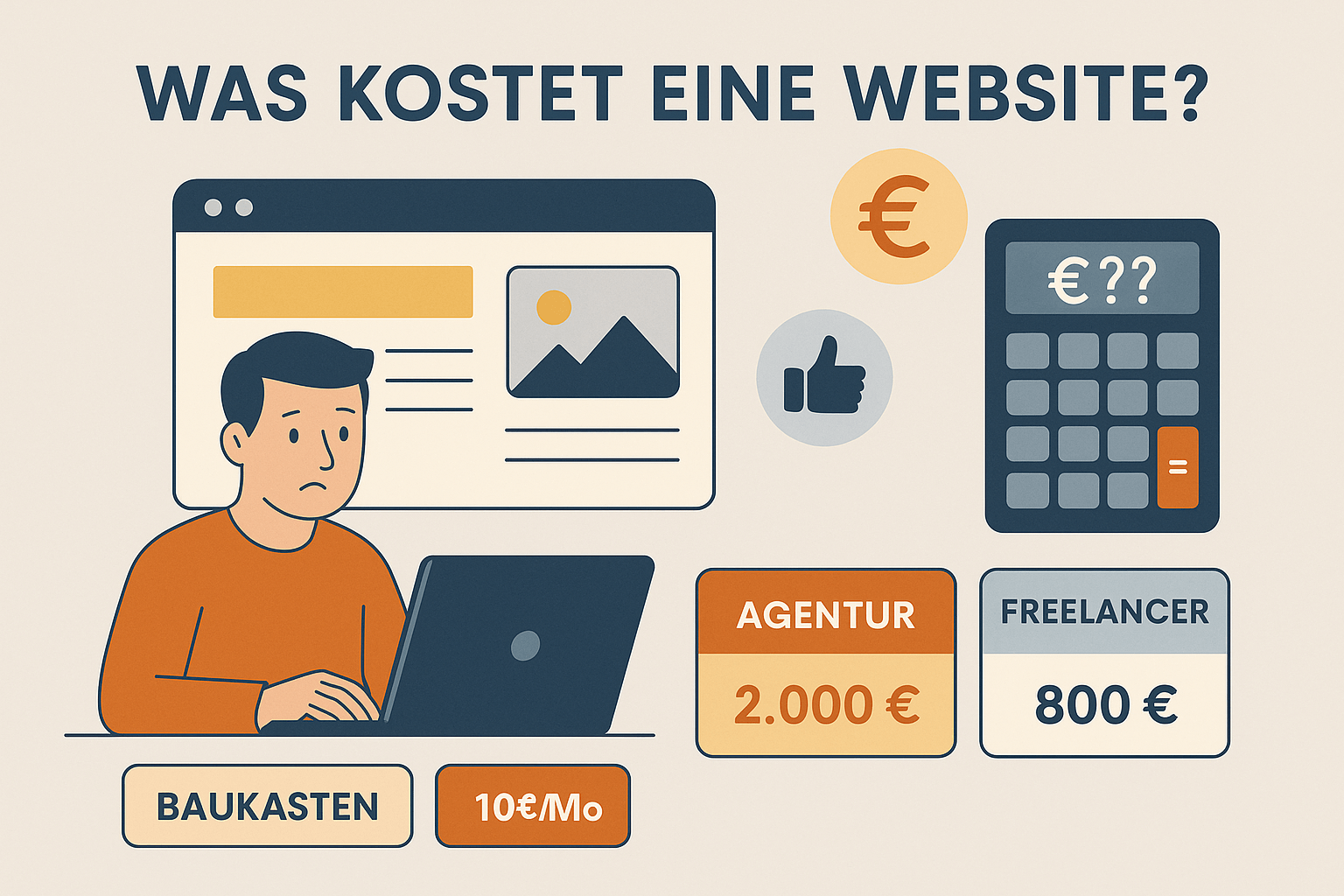 Was kostet eine Website wirklich? Ein transparenter Überblick