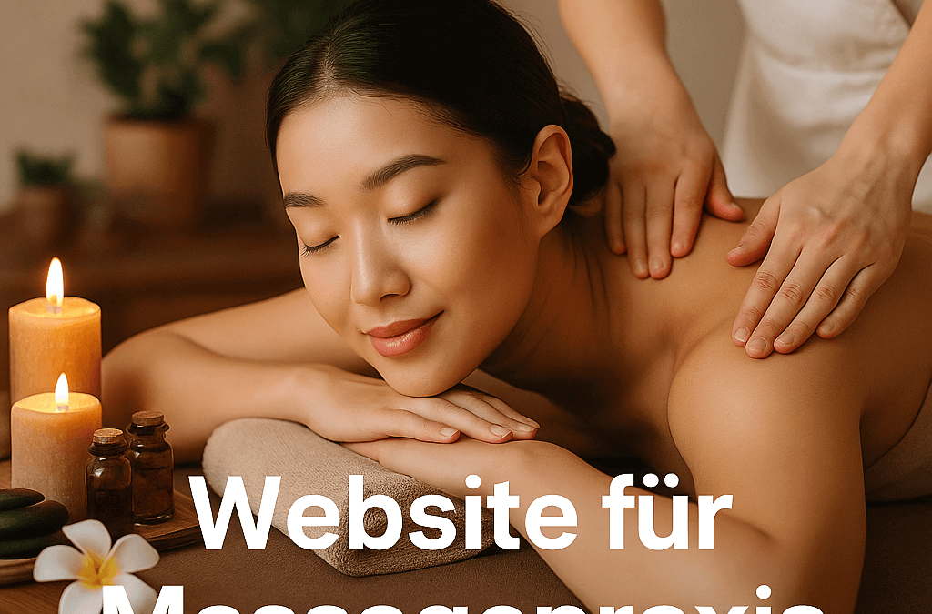 Website für Massagepraxis – so wirst du online gefunden