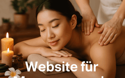 Website für Massagepraxis – so wirst du online gefunden