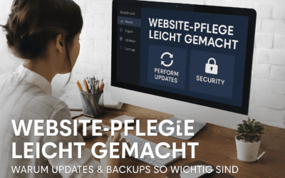 Website-Pflege leicht gemacht – warum Updates & Backups so wichtig sind