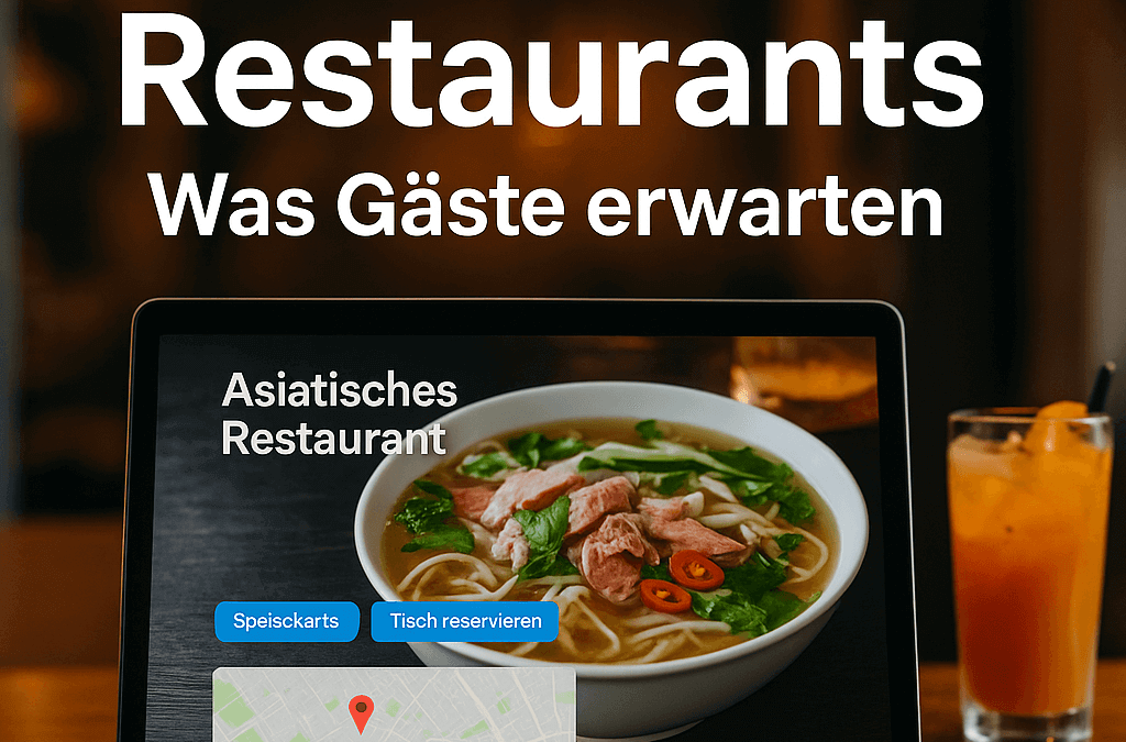 Website für Restaurants – Was Gäste erwarten