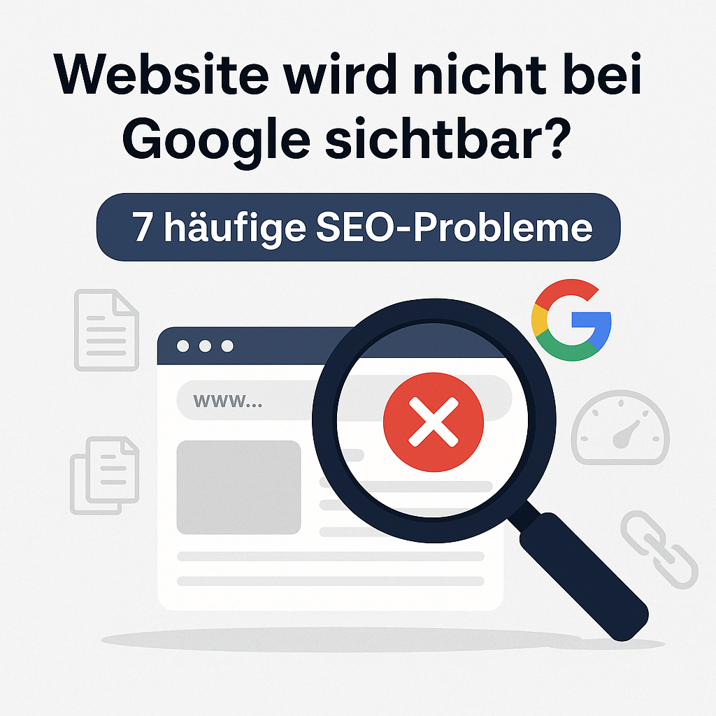 Website-nicht-bei-Google-sichtbar