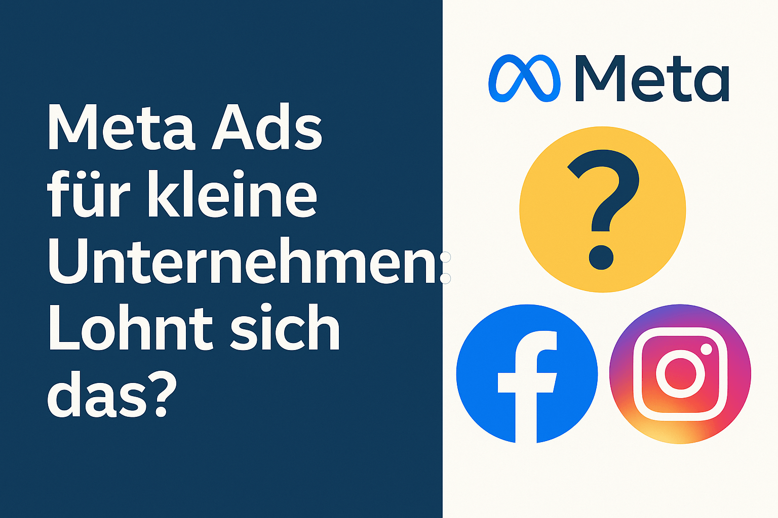 Meta Ads für kleine Unternehmen – lohnt sich das?